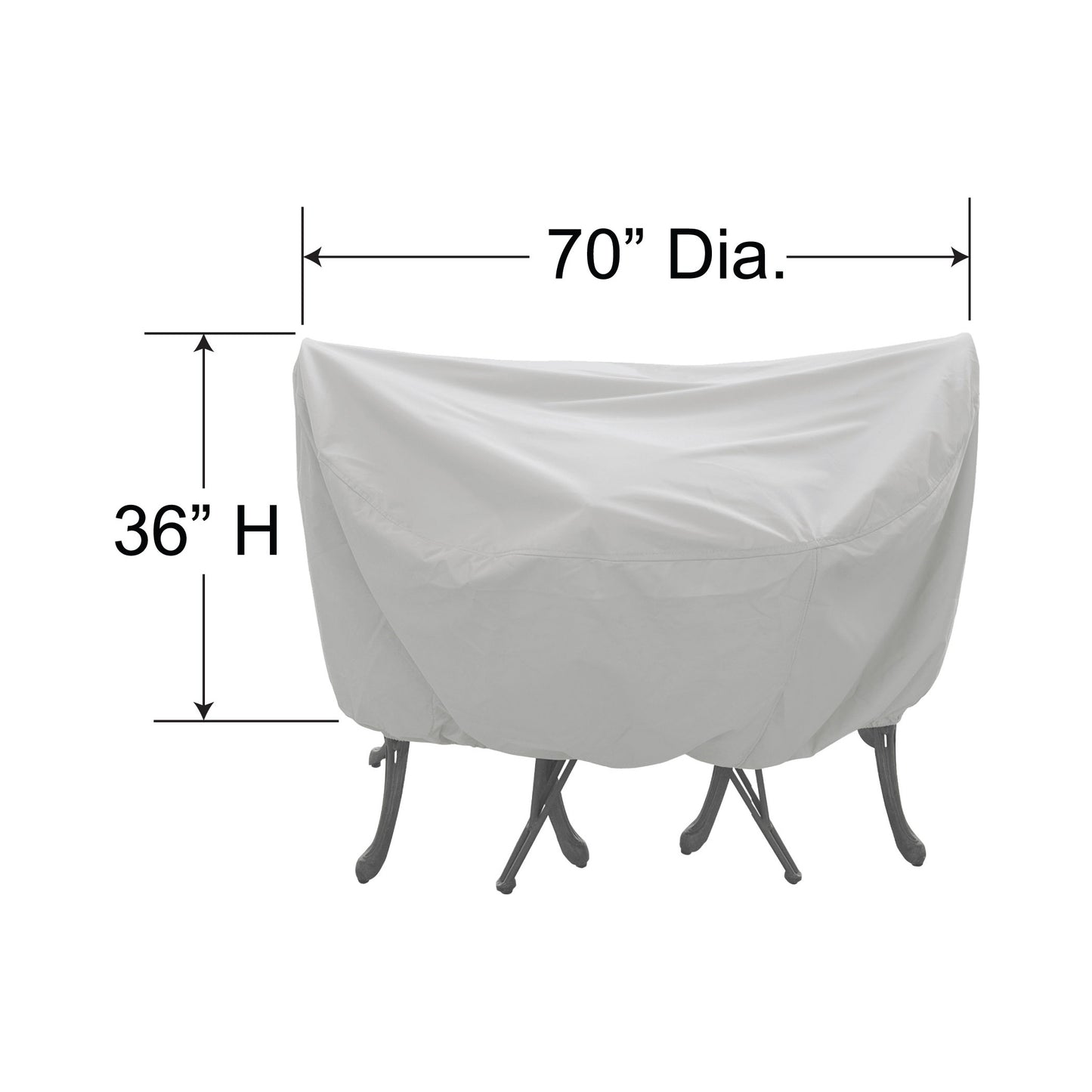 PFC536 - 36" Bistro Table & Chairs Cover, image 2