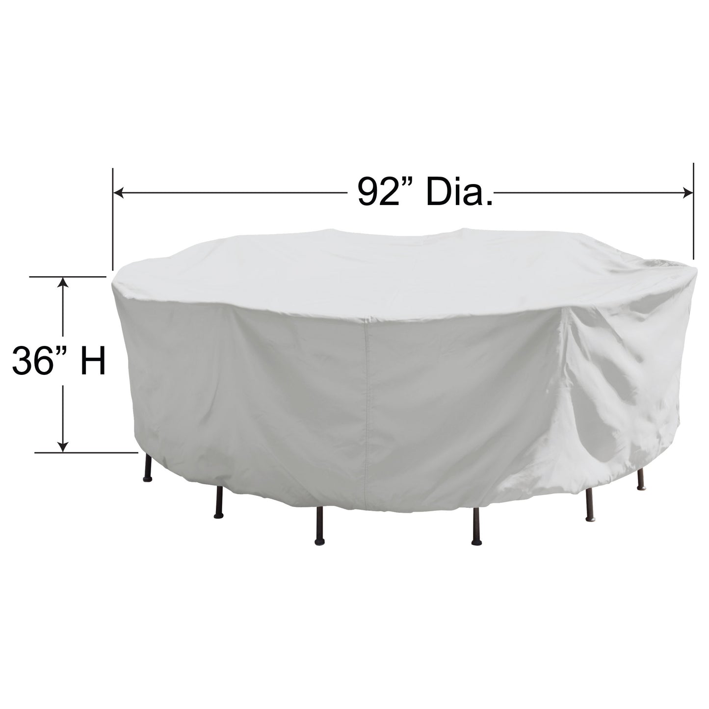 PFC571 - 54" Dining Table & Chairs Cover, image 2