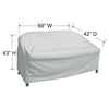 PFC742 X Large Loveseat Cover Dimensions