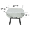 PFC815 - Small Square Fire Pit / Table / Ottoman Cover