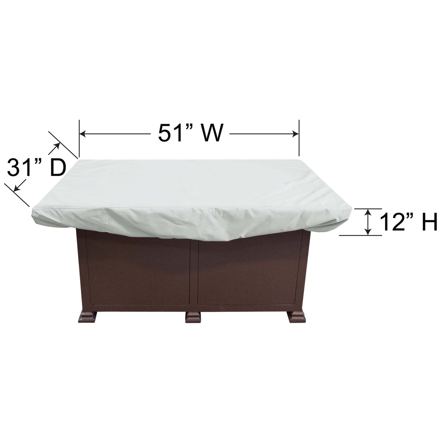 PFC835 - Large Fire Pit / Table / Ottoman Cover, image 2