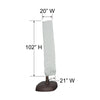 PFC955 AG25T Cantilever Cover Dimensions