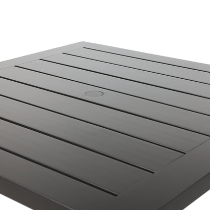 
                  36" Square Palermo Slat Top Bar Table - Image 2
                