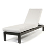 Palermo Chaise Lounge Crosshatch Vapor Cushion Graphite Finish