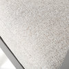 Palermo Dining Side Chair Crosshatch Vapor Cushion Detail Graphite Finish