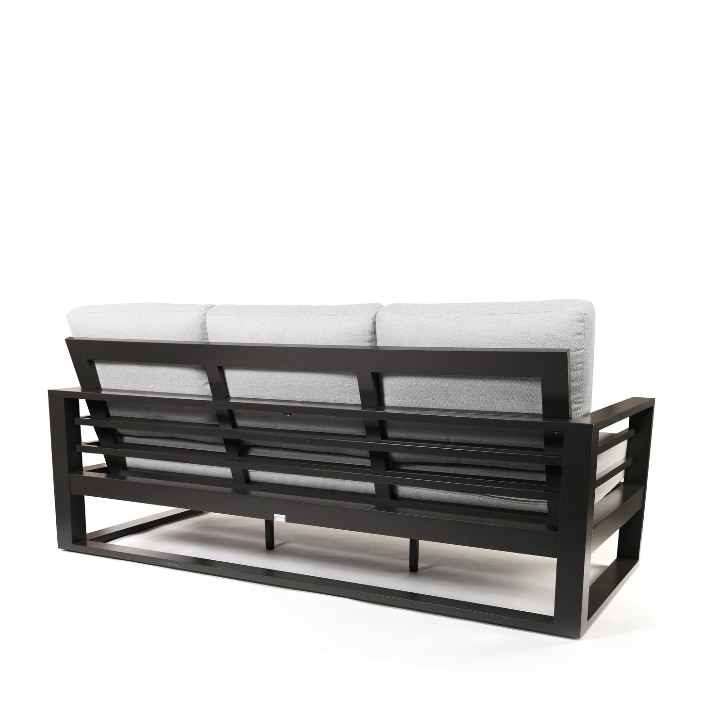 Palermo High Back Sofa Nurture Pebble Cushions Graphite Finish Back, image 4