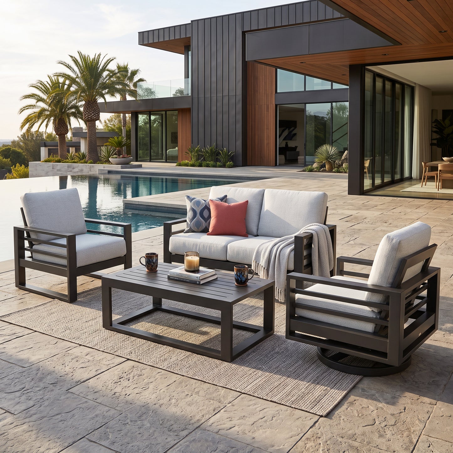 Palermo Loveseat Set, image 2