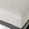 Palermo Ottoman Crosshatch Vapor Cushion Detail Graphite Finish