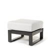 Palermo Ottoman Crosshatch Vapor Cushion Graphite Finish