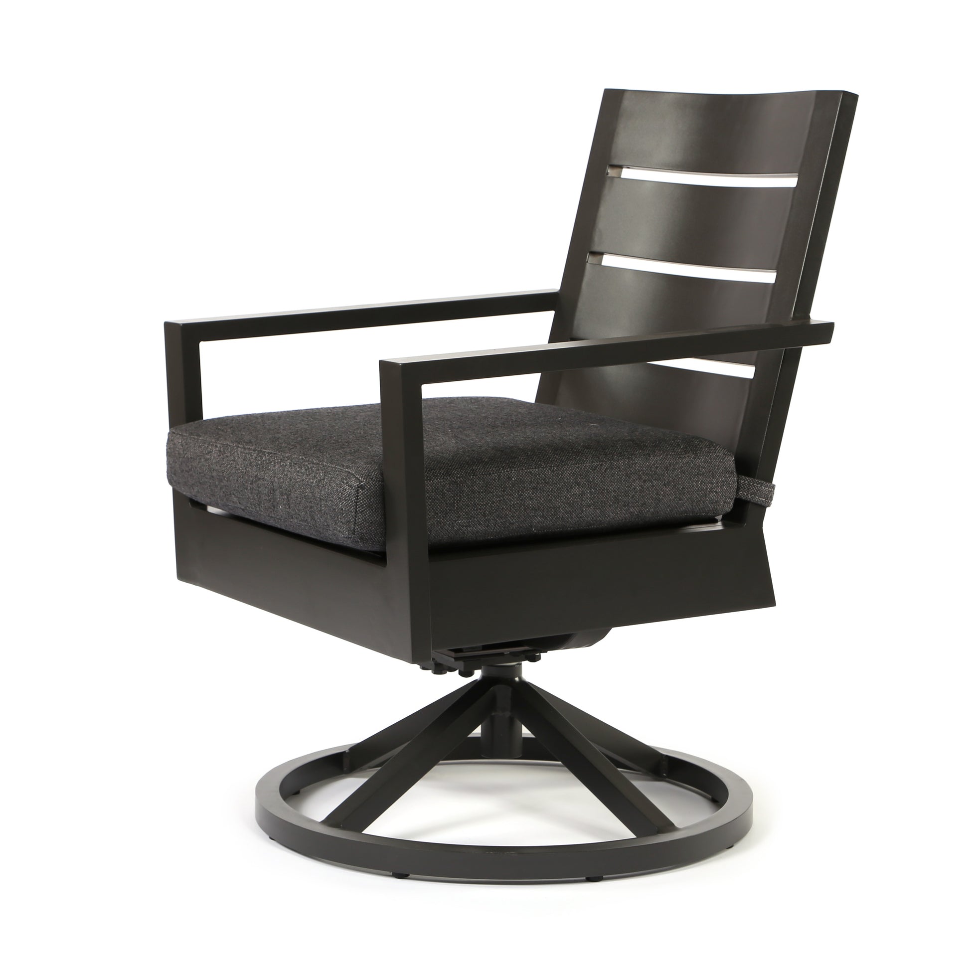 Palermo Swivel Dining Chair by Ebel Aluminum Dining Chairs