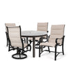 Passage Padded Sling 5 Piece Dining Set