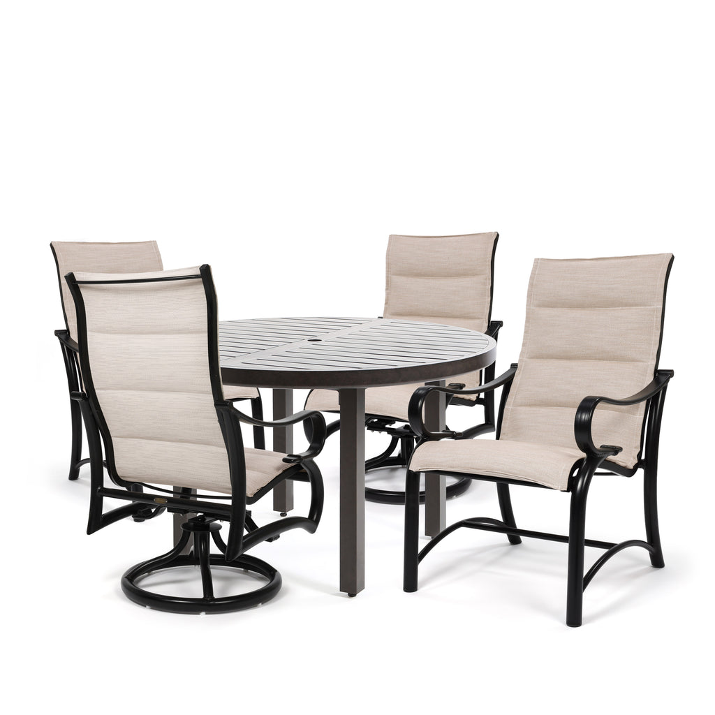 Passage Padded Sling 5 Piece Dining Set