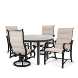 Passage Padded Sling 5 Piece Dining Set