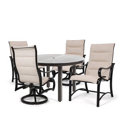 Passage Padded Sling 5 Piece Dining Set