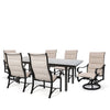 Passage Padded Sling 7 Piece Dining Set