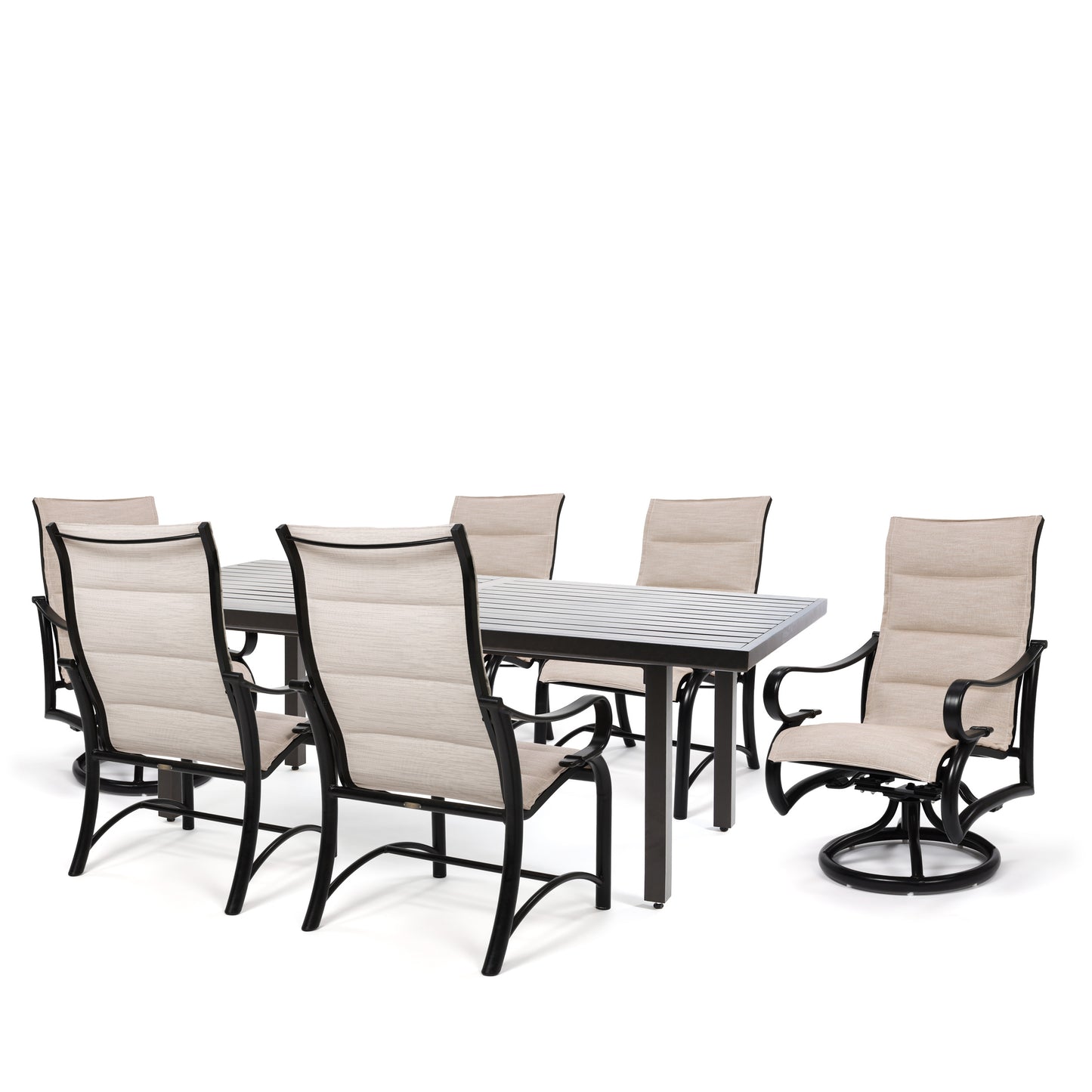 Passage Padded Sling 7 Piece Dining Set, image 1