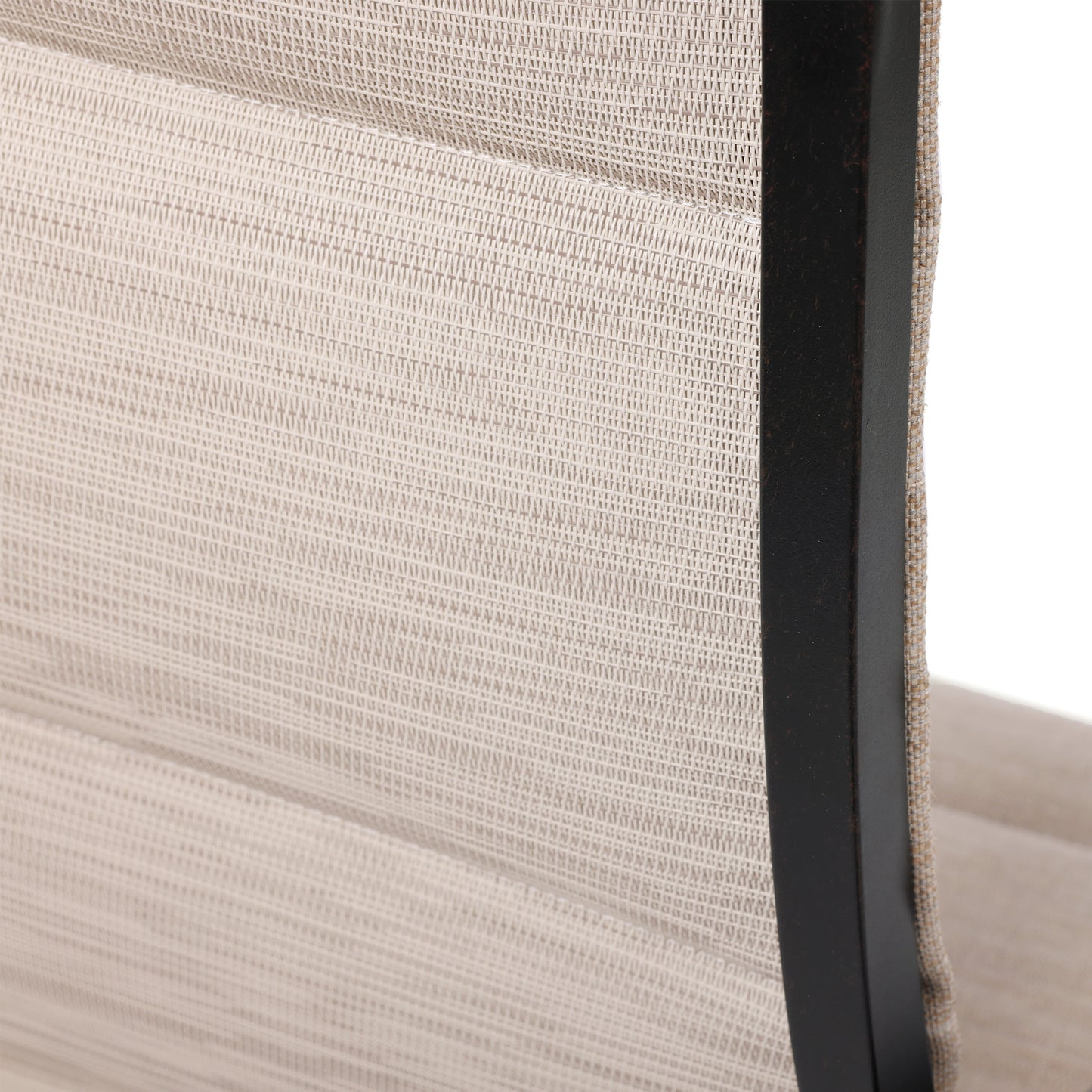 Passage Padded Sling High Back Swivel Rocker Dining Chair, image 4