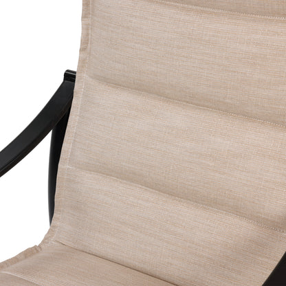 
                  Passage Padded Sling High Back Swivel Rocker Dining Chair - Image 3
                