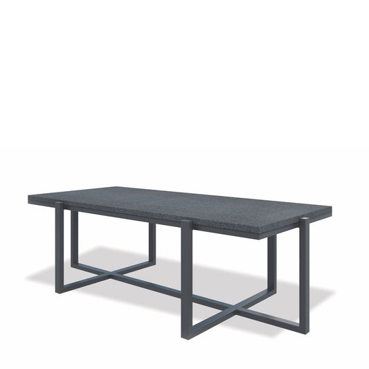 Polished Granite Rectangle Coffee Table