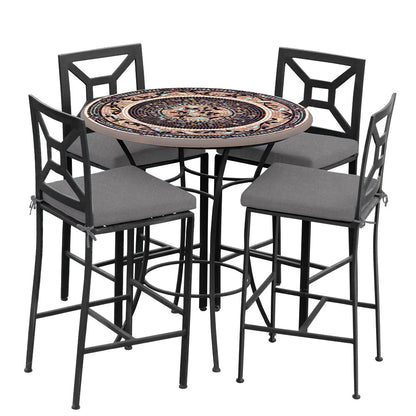 
                  Provance 42d Hight Dining w Milano Bar Chairs BK CS - Image 40
                