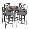 Provance 42d Hight Dining w Milano Bar Chairs ESP CS