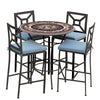 Provance 42d Hight Dining w Milano Bar Chairs ESP SPA