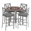 Provance 42d Hight Dining w Milano Bar Chairs PEW CS