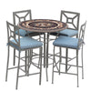 Provance 42d Hight Dining w Milano Bar Chairs PEW SPA