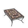 Provence Rec Coffee Table Black Frame