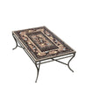 Provence Rec Coffee Table Pewter Frame