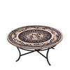 Provence Round Coffee Table Black Frame