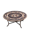 Provence Round Coffee Table Espresso Frame
