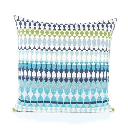 
                  20" Square Elaine Smith Pillow  Modern Oval Ocean - Image 6
                