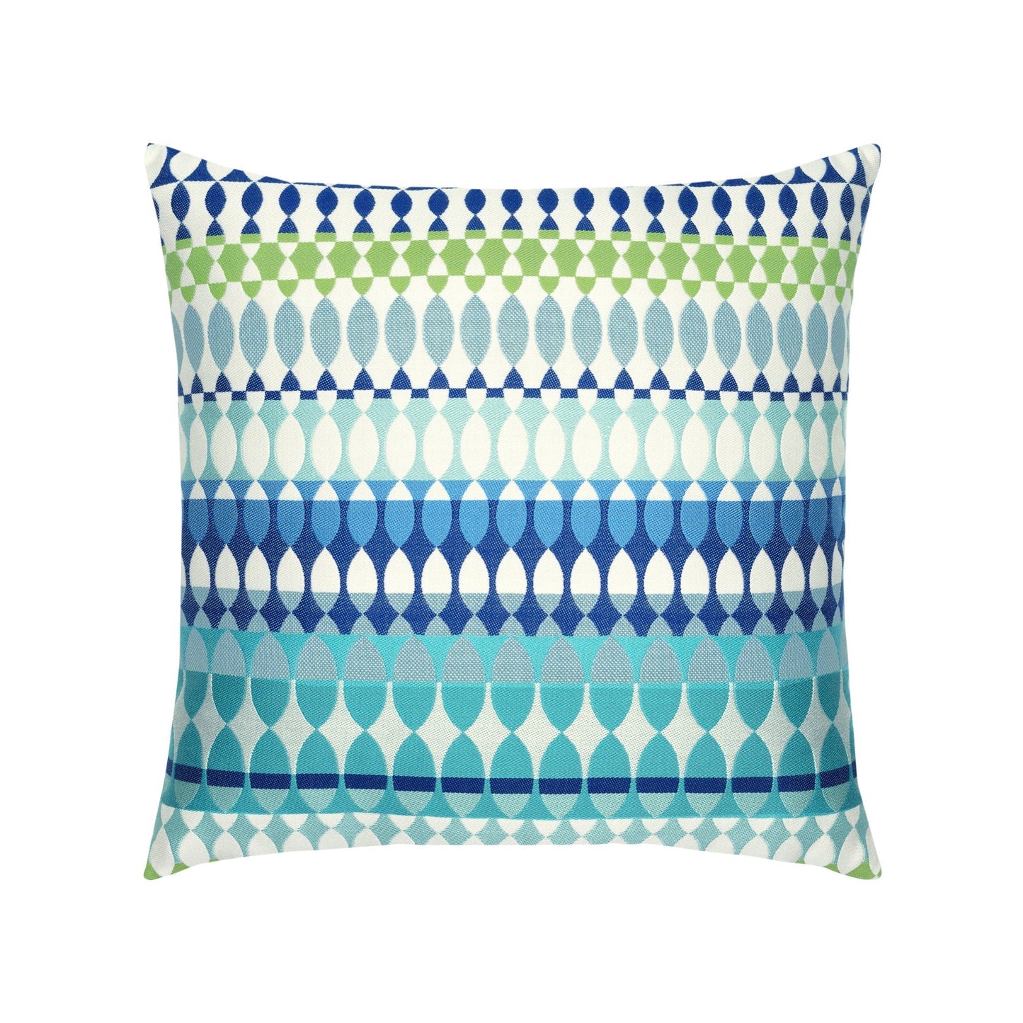 20 square designer throw pillow modern oval ocean 5, image 1
