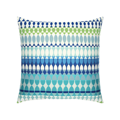 
                  20 square designer throw pillow modern oval ocean 5 - Image 1
                