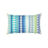 designer lumbar throw pillow modern oval ocean