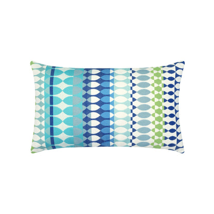 
                  designer lumbar throw pillow modern oval ocean - Image 1
                
