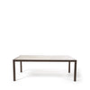 Quadra Coffee Table Sable Finish Front