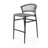 Ria Bar Side Chair Gray Rope