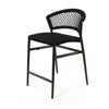 Ria Counter Side Chair Black Rope