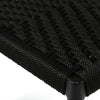 Ria Dining Side Chair Black Rope Frame Detail