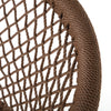 Ria Dining Side Chair Brown Rope Detail