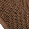 Ria Dining Side Chair Brown Rope Seat Detail