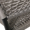 Ria Dining Side Chair Gray Rope Frame Detail