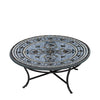 Roma Round Coffee Table Black Frame