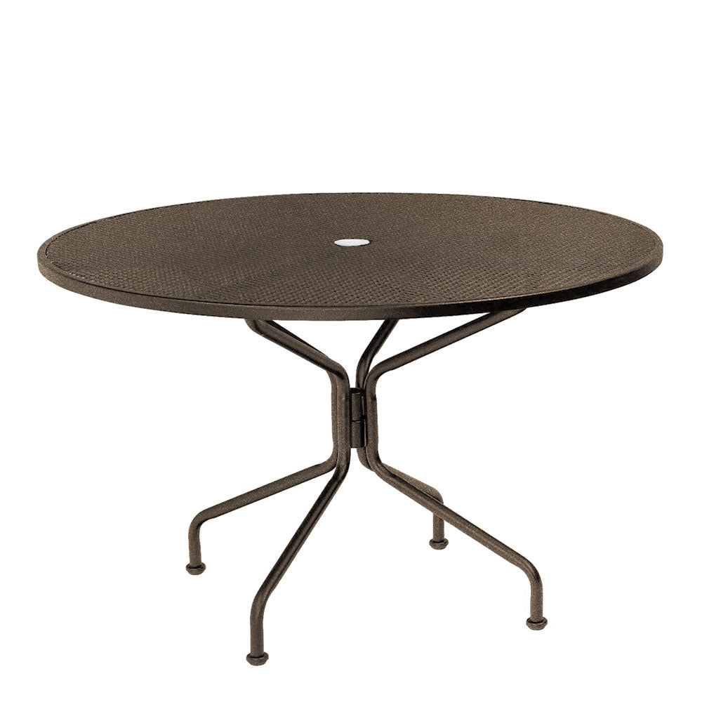 Round Mesh Top Dining Table Aztec Bronze