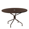 Round Mesh Top Dining Table Espresso