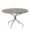 Round Mesh Top Dining Table Graphite