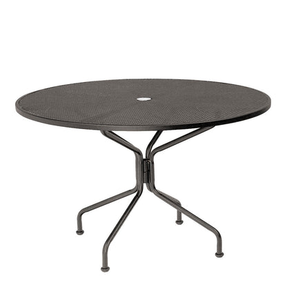 
                  Round Mesh Top Dining Table Gray Shimmer - Image 5
                