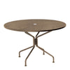 Round Mesh Top Dining Table Khaki